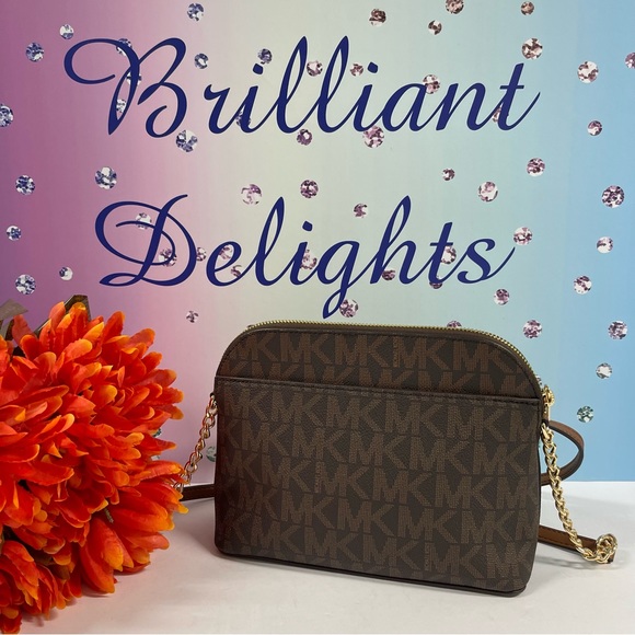 ⭐️HOST PICK MK LOGO STRIPE CROSSBODY DOME BAG - Picture 3 of 13